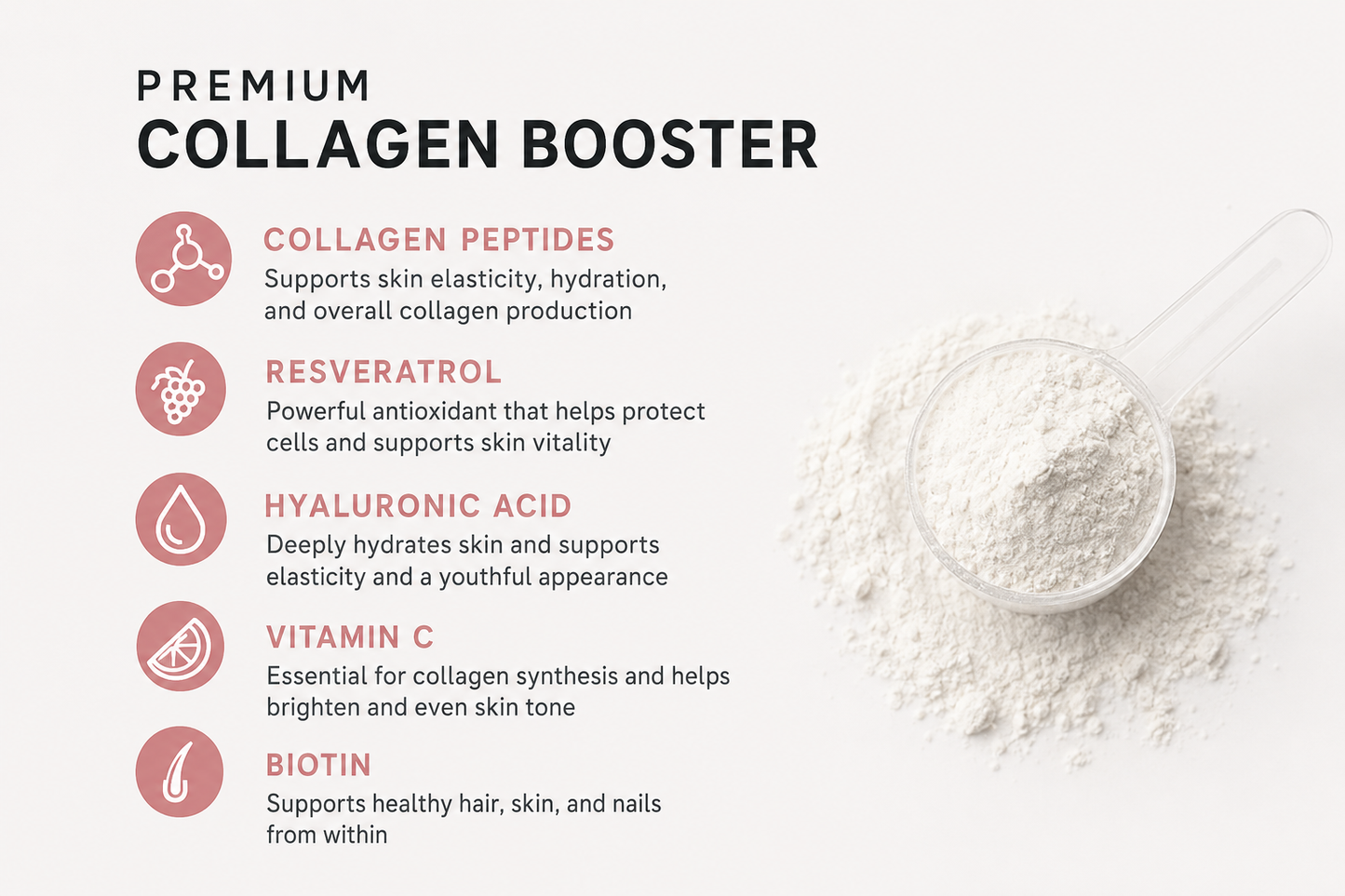 Premium Collagen Booster with Bioactive Cofactors